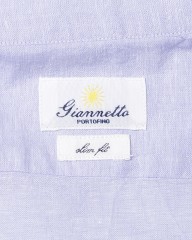 giannettoリネンコットン カッタウェイシャツ 【SLIM FIT】mb_11l