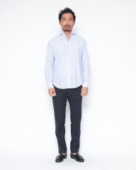 giannettoリネンコットン カッタウェイシャツ 【SLIM FIT】mb_17l