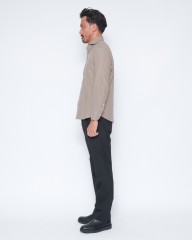 giannettoコットンフランネル カッタウェイ シャツ【VINCI FIT/ヴィンチフィット】mb_02l