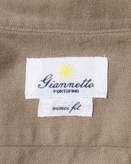 giannettoコットンフランネル カッタウェイ シャツ【VINCI FIT/ヴィンチフィット】mb_12l