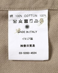 giannettoコットンフランネル カッタウェイ シャツ【VINCI FIT/ヴィンチフィット】mb_18l