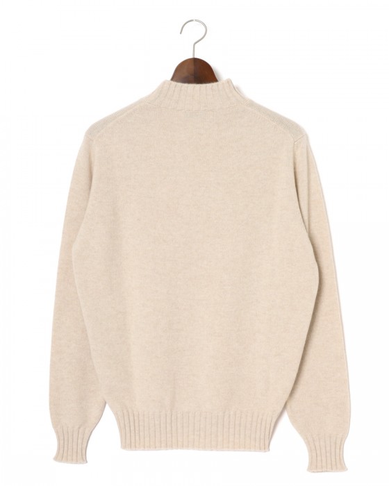 FILIPPO DE LAURENTIIS7G カシミヤ混ウール モックネックニット01l