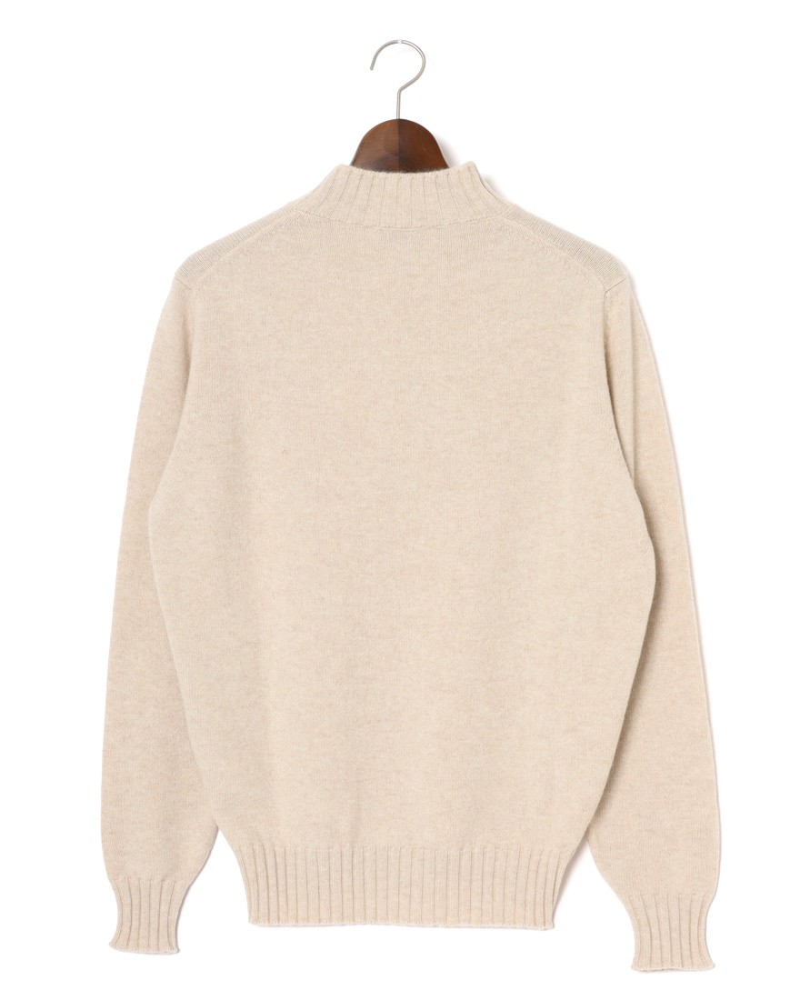 FILIPPO DE LAURENTIIS7G カシミヤ混ウール モックネックニット01l