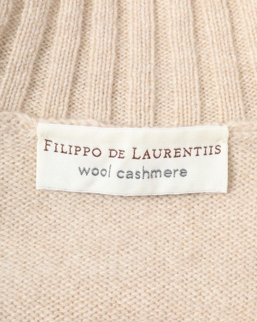 FILIPPO DE LAURENTIIS7G カシミヤ混ウール モックネックニット03l