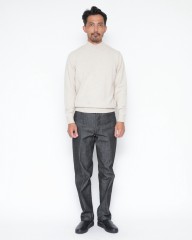 FILIPPO DE LAURENTIIS7G カシミヤ混ウール モックネックニットmb_11l