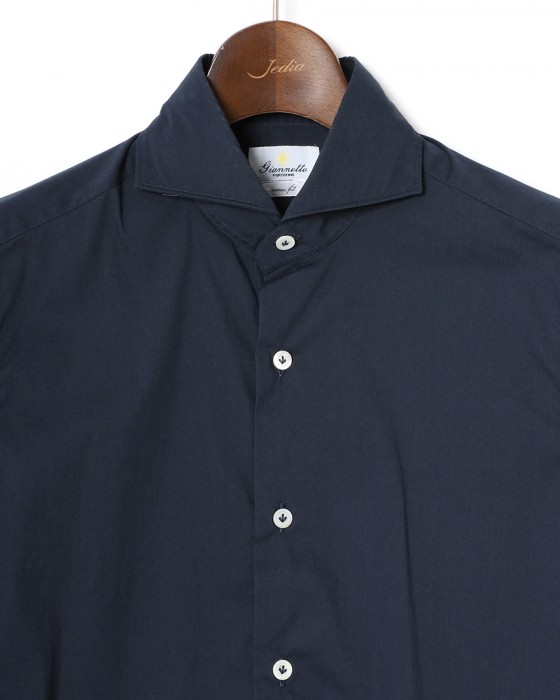 giannettoストレッチコットン カッタウェイ シャツ【VINCI FIT/ヴィンチフィット】07l