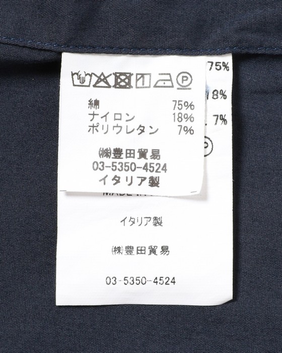 giannettoストレッチコットン カッタウェイ シャツ【VINCI FIT/ヴィンチフィット】18l