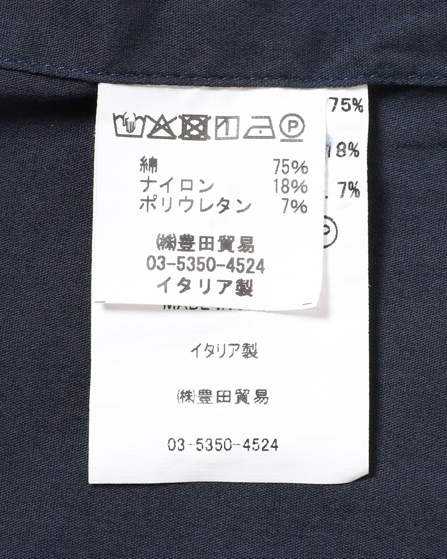 giannettoストレッチコットン カッタウェイ シャツ【VINCI FIT/ヴィンチフィット】18l
