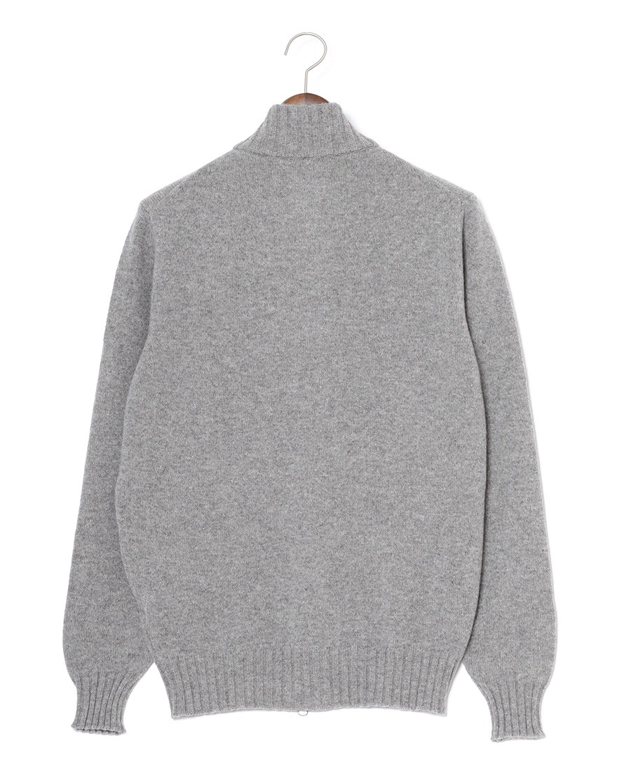 FILIPPO DE LAURENTIIS7G カシミヤ混ウール フルジップニット04l