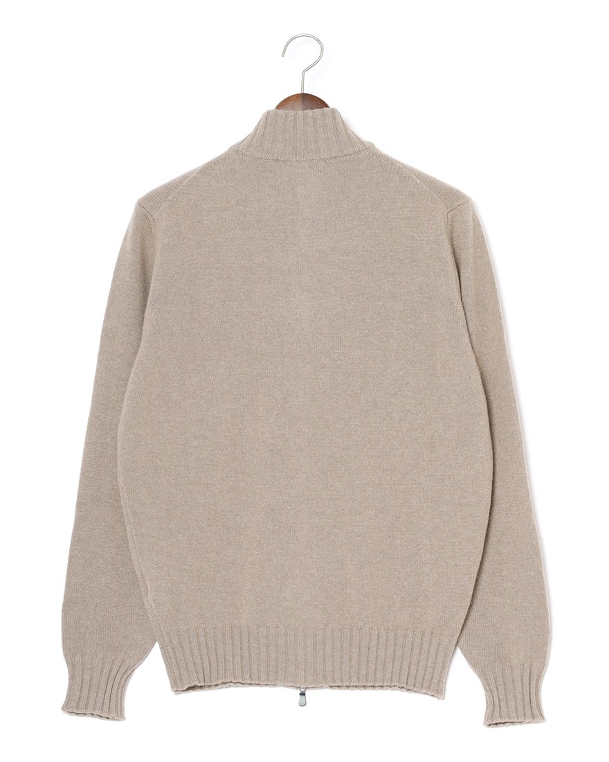 FILIPPO DE LAURENTIIS7G カシミヤ混ウール フルジップニット05l