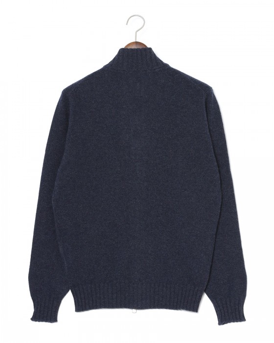 FILIPPO DE LAURENTIIS7G カシミヤ混ウール フルジップニット06l