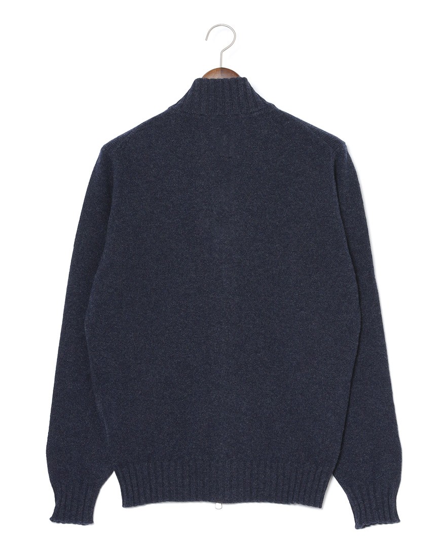 FILIPPO DE LAURENTIIS7G カシミヤ混ウール フルジップニット06l