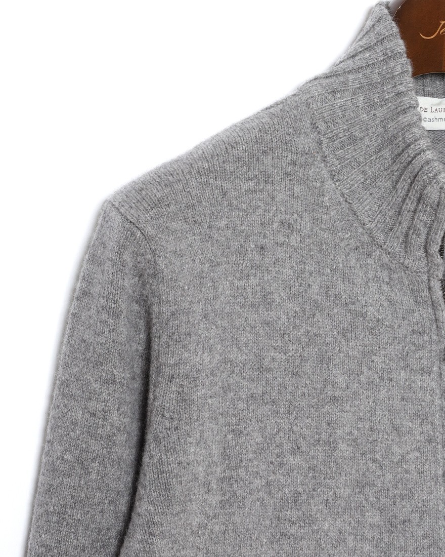FILIPPO DE LAURENTIIS7G カシミヤ混ウール フルジップニット09l