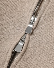 FILIPPO DE LAURENTIIS7G カシミヤ混ウール フルジップニットmb_11l