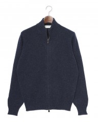 FILIPPO DE LAURENTIIS7G カシミヤ混ウール フルジップニットmb_c2