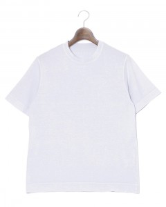 コットン ショートスリーブ クルーネックTシャツ