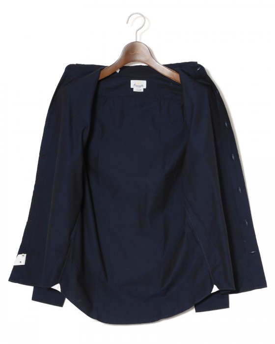 giannettoシャンブレー カッタウェイ シャツ【VINCI FIT/ヴィンチフィット】11l