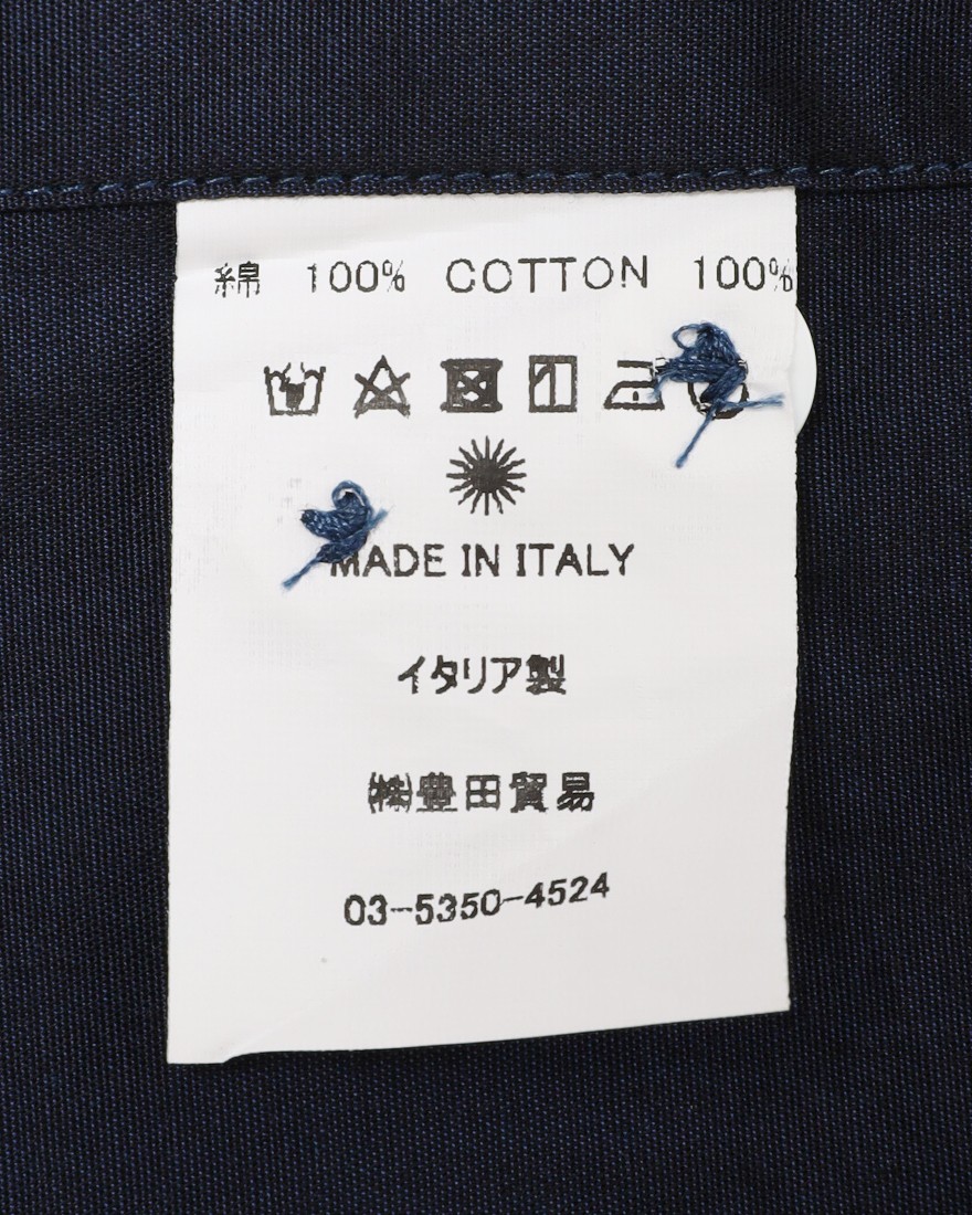 giannettoシャンブレー カッタウェイ シャツ【VINCI FIT/ヴィンチフィット】18l
