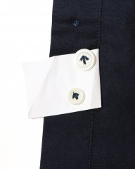 giannettoシャンブレー カッタウェイ シャツ【VINCI FIT/ヴィンチフィット】mb_19l