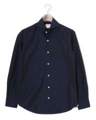 giannettoシャンブレー カッタウェイ シャツ【VINCI FIT/ヴィンチフィット】mb_c0