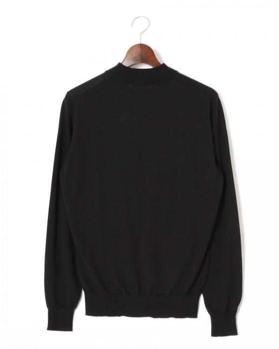 FILIPPO DE LAURENTIIS18G ウールシルクカシミヤ モックネックニット01l