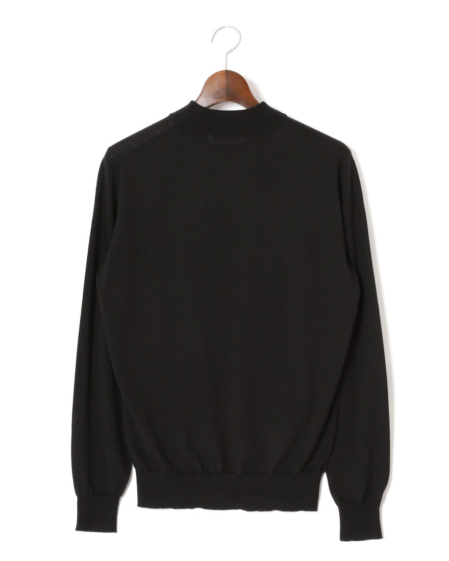 FILIPPO DE LAURENTIIS18G ウールシルクカシミヤ モックネックニット01l