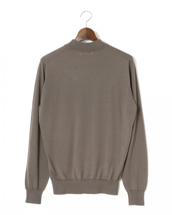 FILIPPO DE LAURENTIIS18G ウールシルクカシミヤ モックネックニット02l