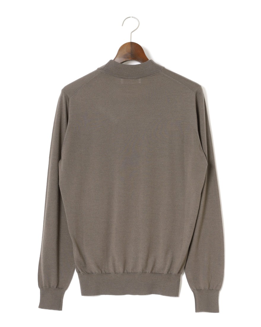 FILIPPO DE LAURENTIIS18G ウールシルクカシミヤ モックネックニット02l