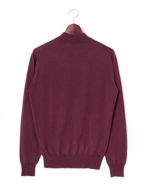 FILIPPO DE LAURENTIIS18G ウールシルクカシミヤ モックネックニット03l