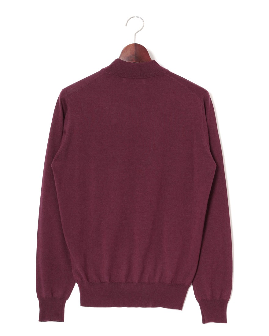 FILIPPO DE LAURENTIIS18G ウールシルクカシミヤ モックネックニット03l