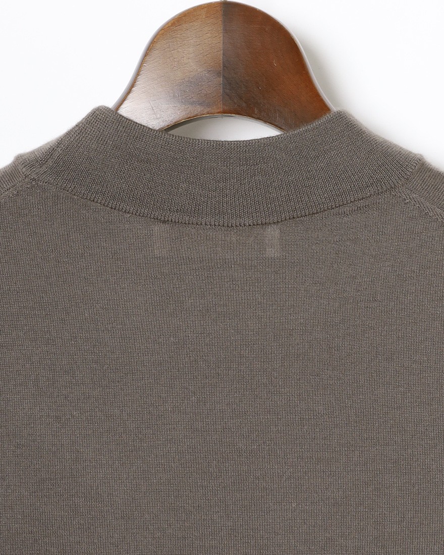 FILIPPO DE LAURENTIIS18G ウールシルクカシミヤ モックネックニット07l