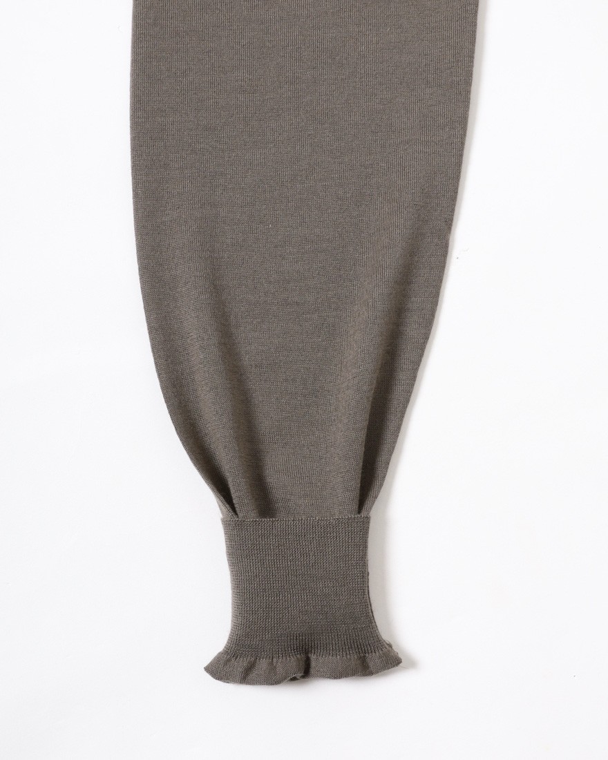 FILIPPO DE LAURENTIIS18G ウールシルクカシミヤ モックネックニット09l
