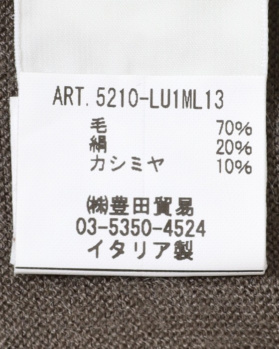 FILIPPO DE LAURENTIIS18G ウールシルクカシミヤ モックネックニット11l