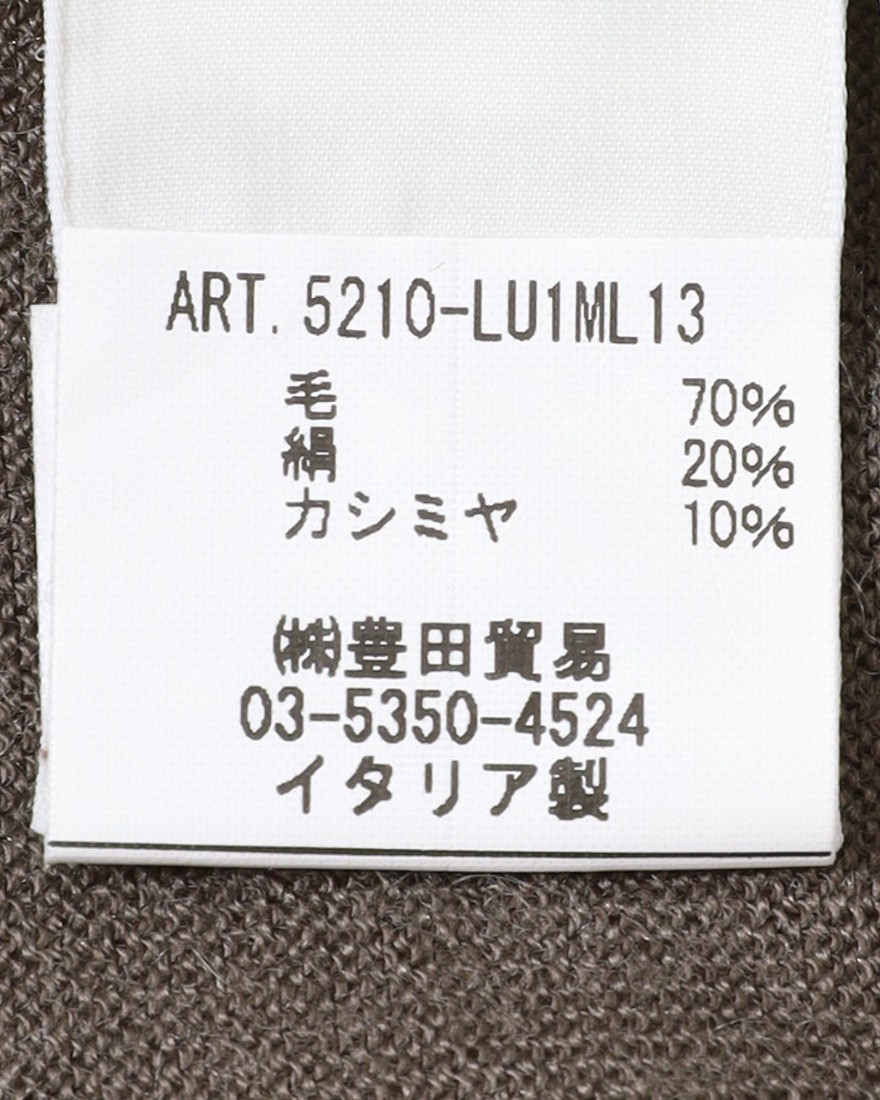FILIPPO DE LAURENTIIS18G ウールシルクカシミヤ モックネックニット11l