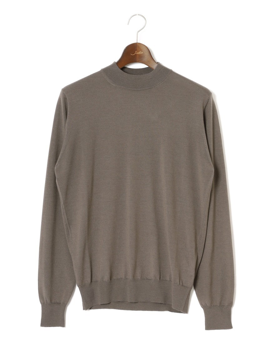 FILIPPO DE LAURENTIIS18G ウールシルクカシミヤ モックネックニットma