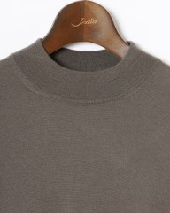 FILIPPO DE LAURENTIIS18G ウールシルクカシミヤ モックネックニットmb_04l