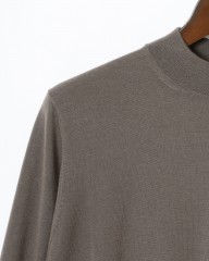 FILIPPO DE LAURENTIIS18G ウールシルクカシミヤ モックネックニットmb_06l