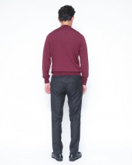 FILIPPO DE LAURENTIIS18G ウールシルクカシミヤ モックネックニットmb_15l