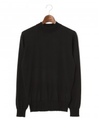 FILIPPO DE LAURENTIIS18G ウールシルクカシミヤ モックネックニットmb_c0