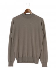 FILIPPO DE LAURENTIIS18G ウールシルクカシミヤ モックネックニットmb_c1