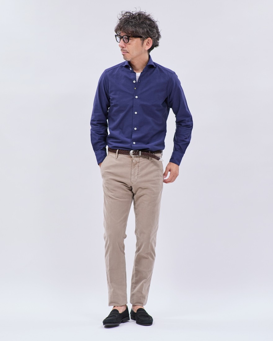 giannettoオックス カッタウェイ シャツ【VINCI FIT/ヴィンチフィット】ma