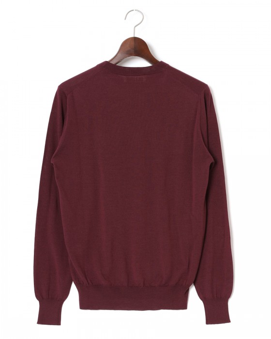 FILIPPO DE LAURENTIIS18G ウールシルクカシミヤ クルーネックニット06l
