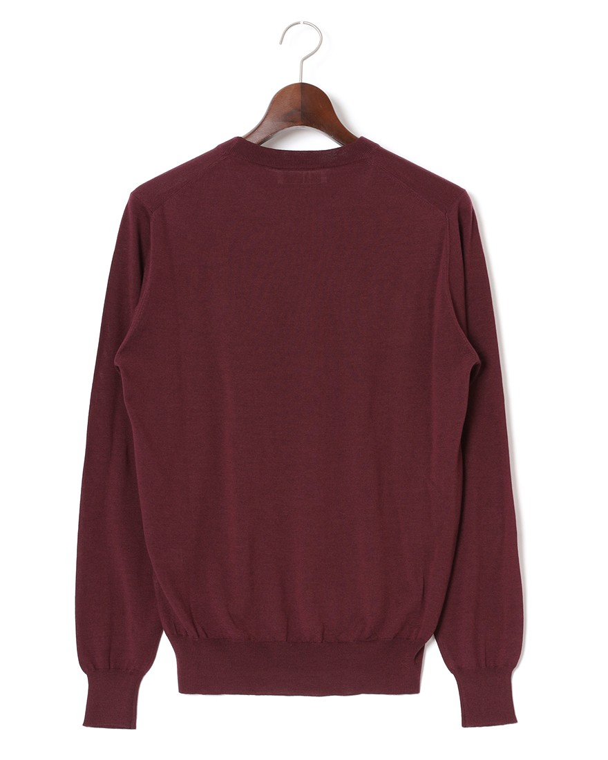 FILIPPO DE LAURENTIIS18G ウールシルクカシミヤ クルーネックニット06l
