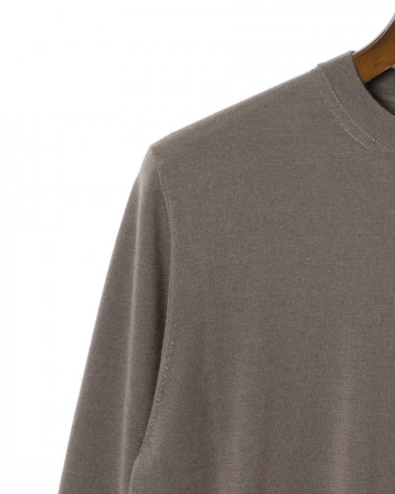 FILIPPO DE LAURENTIIS18G ウールシルクカシミヤ クルーネックニット08l