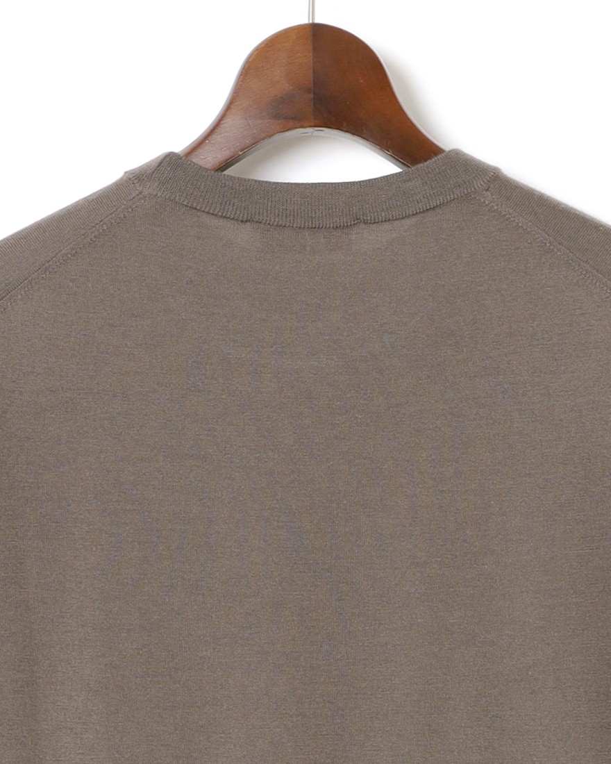 FILIPPO DE LAURENTIIS18G ウールシルクカシミヤ クルーネックニット09l