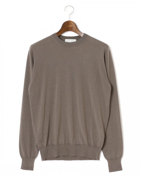 FILIPPO DE LAURENTIIS18G ウールシルクカシミヤ クルーネックニットc1
