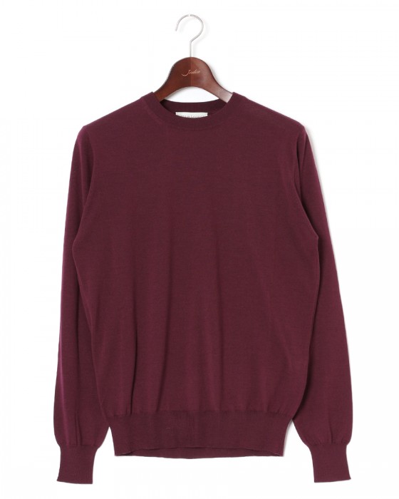 FILIPPO DE LAURENTIIS18G ウールシルクカシミヤ クルーネックニットc2