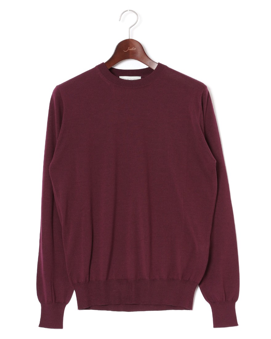 FILIPPO DE LAURENTIIS18G ウールシルクカシミヤ クルーネックニットc2
