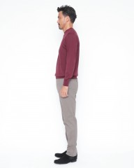 FILIPPO DE LAURENTIIS18G ウールシルクカシミヤ クルーネックニットmb_02l