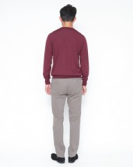 FILIPPO DE LAURENTIIS18G ウールシルクカシミヤ クルーネックニットmb_03l